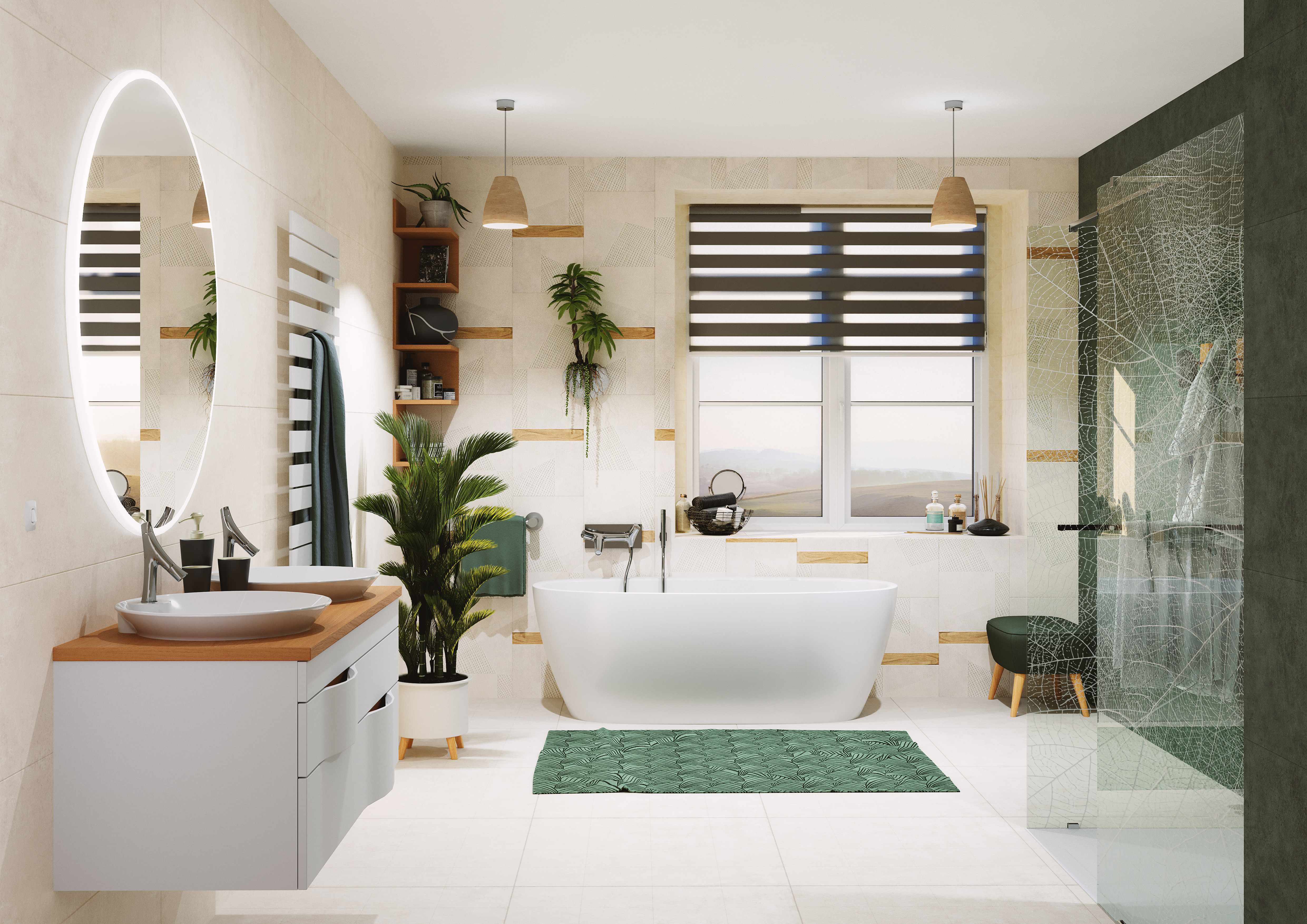 ©Grandbains - Salle de bains ambiance Organic