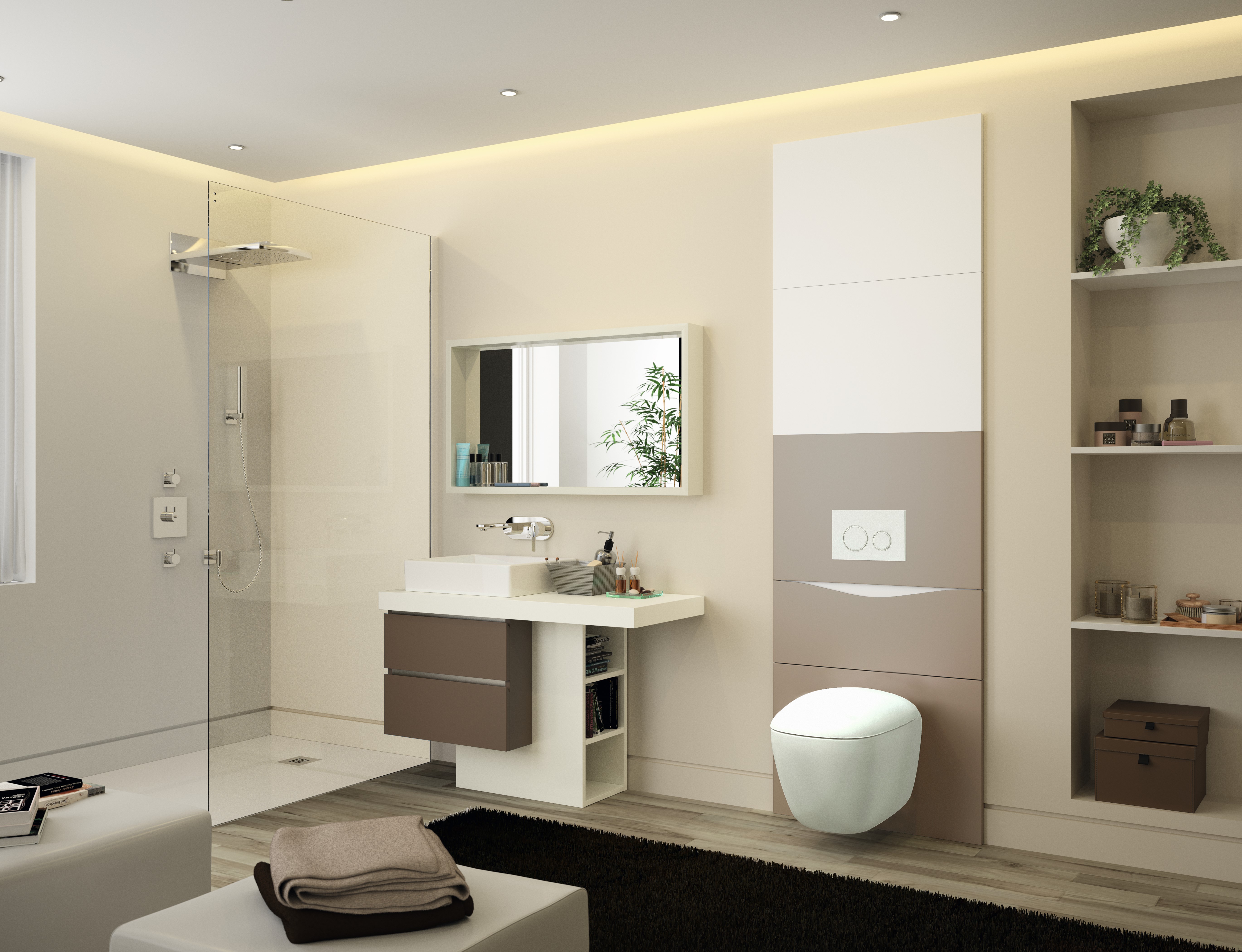 Chauffe-eau Twido®_T4-102W_Essentiel Neige & Chataigne (Disponible chez Grandbains)